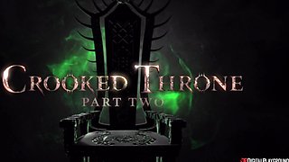 Rae Lil Black in Crooked Throne scene