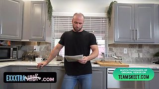 Exxxtra petite - petite latina chicka gets her Tight Pussy wrecked for pranking her gigantic stepbro