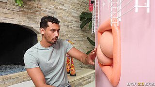 All Dolled Up Try Me Edition: Hairy Sex Doll Jessie Rogers Ass Fucked by BBC Alex Jones - Interracial Anal Part 2