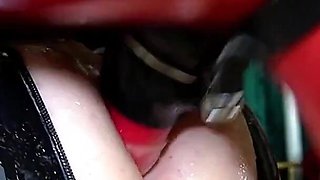 Mouth and Ass Cunt Fucked Hard!
