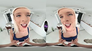 TmwVRnet - Justicia Blonde - Yummy fuck in the kitchen