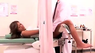 Beautiful Asian girl has a horny doctor drilling her peach