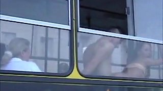 Dirty Hot Public Sex - In The Bus