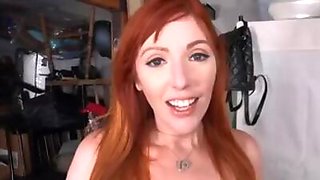 Seducing curvy stepmom sucks taboo cock during POV sex