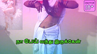 Desi Tamil Ghost Seduces Indian Men - Hot Blowjob and Pussy Eating with Delightrose