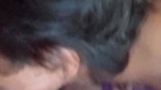 Giving a Rich Ass and Pussy Blowjob to My Fat, Slutty and Hairy Wife