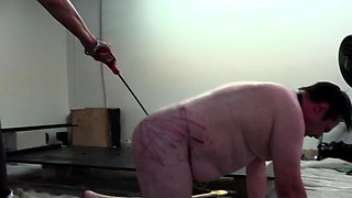 Naughty blonde femdom fetish hottie rams ass with strapon
