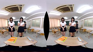 There Are Very Few Men In The School, And Girls Are Overpowering! Part 2 - Japanese Harem Pov Vr