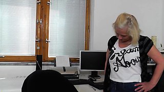 GILF Teacher Disciplines Her Student And Makes Him Fuck Her