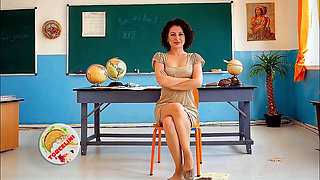 Torcelini and the Maid. Smashing Dishes and Stripping for Tips. a Maid Breaks Dishes. Full Video