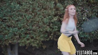 Tennis Coach Fucks Redhead Teenager 18+ Student 18+ - Madi Collins