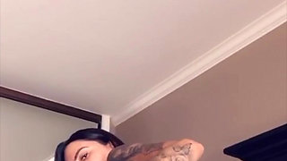 Realistic dildo pussy play with Lela Star