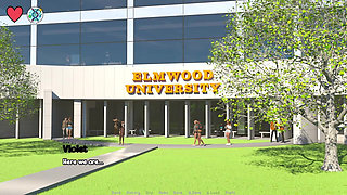 Elmwood University #23 - Romantic Date with Hot Busty Goth Girl