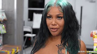 Incredible ebony BBW sex filthy clip