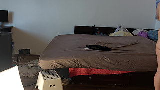 Sexy wife's hairy hair dances naked. Hairy brunette pussy, big tits, big ass. Hairy brunette pussy, big tits, big ass.