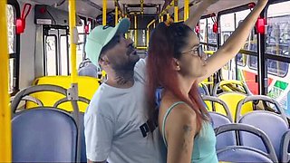 Blonde Student Gets Fucked Hard on Public Bus