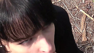 Outdoor Fun with a Horny German Slut