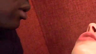 Cock hungry white chick gets screwed in her both holes