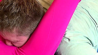 Defeated in Wrestling Headscissors Made to Smell Pussy