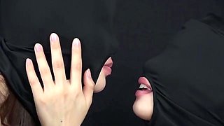 Extreme close up of Japanese teen masturbating Uncensored