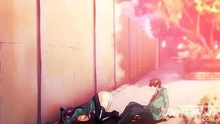 Public Anal with Hot College Girl - Hentai Anime Hardcore Sex