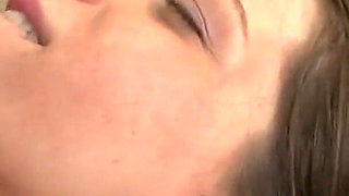 Kristine is a busty brunette teen who fucks cock to get his warm cum