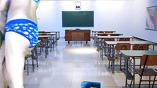 Desi Beautiful Teacher teaching Sex Lessons ( Hindi Drama ) Indian virgin school teacher. the first time in classroom