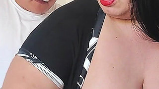 Sexy and Hot Stepmom, Only Fans in Slow Motion, in the Kitchen