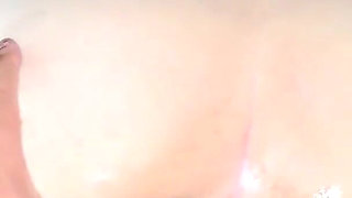 Anal Destruction with a Giant Plug and a Cock at the Same Time Inside My Asshole