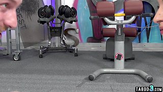 Hispanic gets assfuck training on a big penis