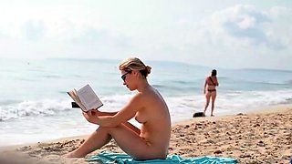 Cassandra spends the day at the nudist beach