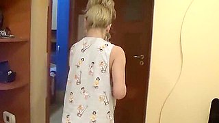 the younger Step brother fucks his older Step sister with a vibrator