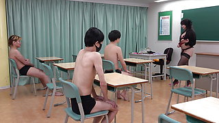 Punishment Game Class in Japanese Classroom