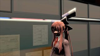 DDLC girls farting animation