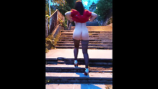 A Walk Outside Before the Dance with the Slave Chains
