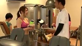 Japanese sex at gym