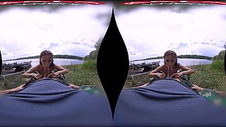 Nicole Gone Fishing VR porn