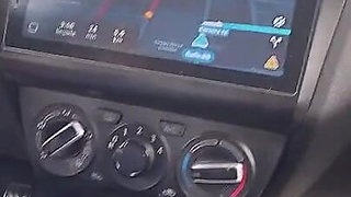 My Lover Plays with His Feet on the Pedals of His Car