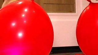 Heels Crush Balloons. Crushing Heels