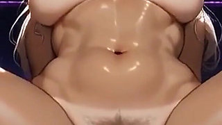 Riding Cock Anime Girl! Asmr Pussy