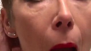 Skinny Cougar Swallows My Cock 6028 1