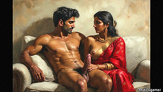 Indian wife swapping hot desi foursome group sex
