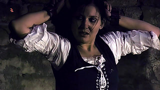 Agatha's Pubic Hair Is Shaved Before She Is Whipped with a Whip and Cane