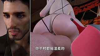 3D Chinese BBW Stepmom Cheating with Her Big Dick Stepson
