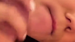 Blowjob for a Neighbor When He Came to Visit