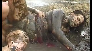 Extreme Rough Mud Sex Outdoors