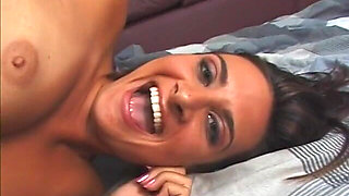 Two Alluring Babes Eating Cum After Hot Foursome Action