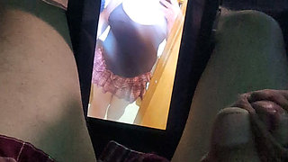 I dress up as her and jizz on her photo.