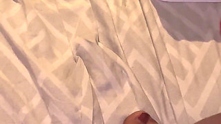 With the Smartphone I Film My Husband Cumming My Veiled Feet