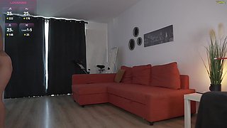 Glamour tanned MILF hot solo